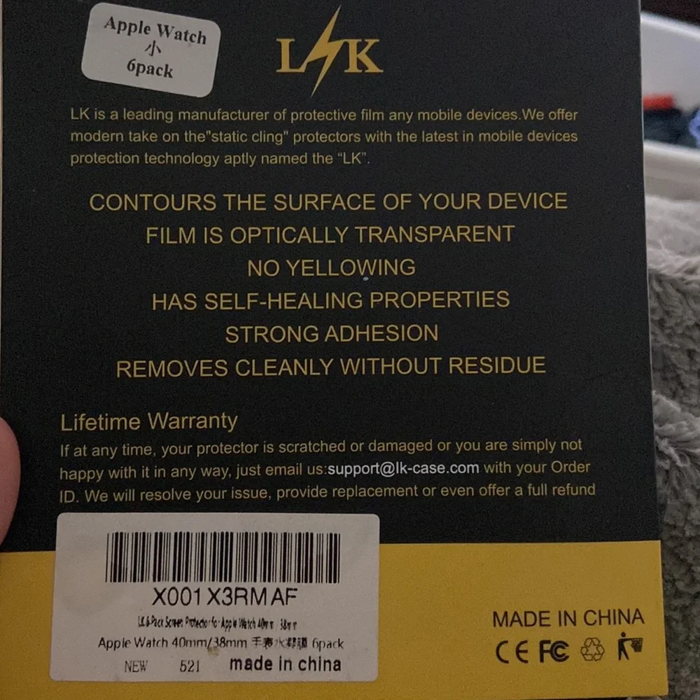 Apple Watch screen protector 40/38 mm